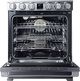 Dacor® 30" Silver Stainless Pro Style Induction Range-1