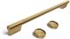  KitchenAid® Brass Grip Single Wall Oven Handle and Knob Kit-0