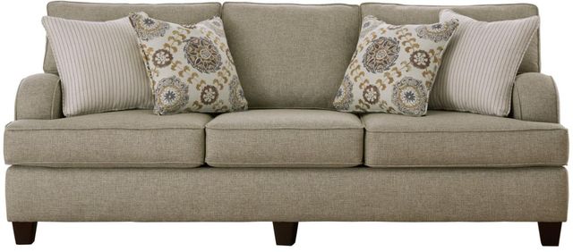 Fusion Furniture Crossroads Mineral Mink Brown Sofa-0