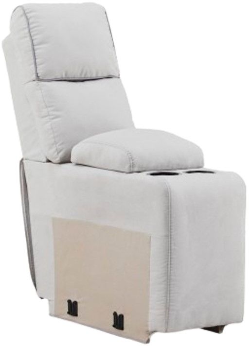 Signature Design by Ashley® Social Pointe 6-Piece Ash/Pearl Modular Power Reclining Sectional-2