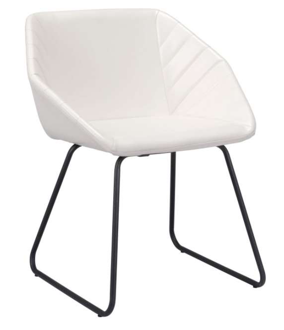 Zuo® Modern Miguel White Dining Chair-0