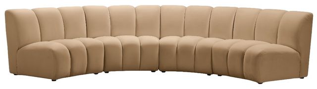Meridian Furniture Infinity 4-Piece Camel Modular Sectional-1