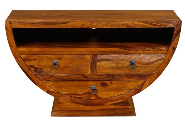 Jaipur Furniture Ganga Range Brown Accent Cabinet-1