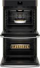 GE® 30" Fingerprint Resistant Slate Double Electric Wall Oven-3