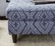 Furniture of America® Chiswick Blue Accent Ottoman-2