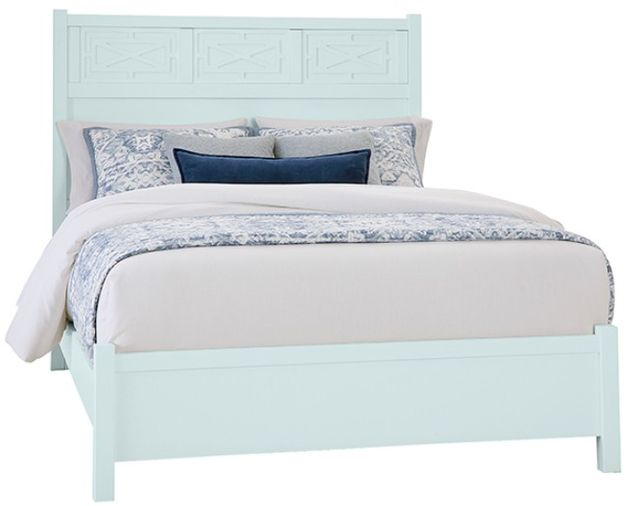 Vaughan-Bassett Tide & Timber Blue Maple California King Panel Bed-0