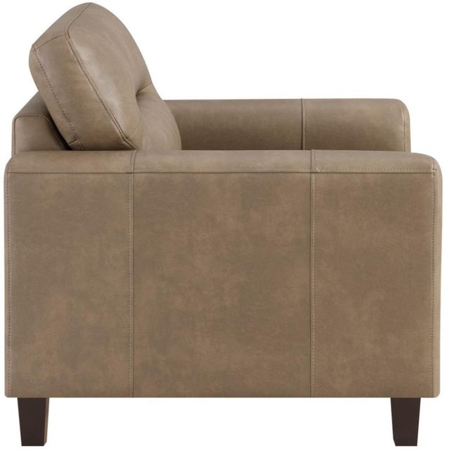 Coaster® Scotland Brown Upholstered Loveseat-2
