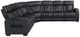 Homelegance® Fairway 3-Piece Black Power Reclining Sectional with Center Drop-Down Cup Holders-2