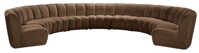 Meridian Furniture Infinity 9-Piece Brown Modular Sectional-1