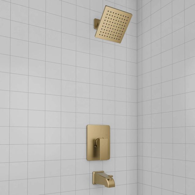 ZLINE Palisades Champange Bronze Modern Shower System-2