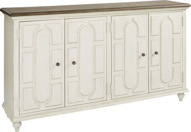 Signature Design by Ashley® Roranville Antique White Accent Cabinet