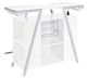 Coaster® Araceli Chrome/White Bar Wine Cabinet-2
