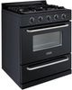 Unique Appliances Classic 30" Black Off-Grid Freestanding Propane Range-3
