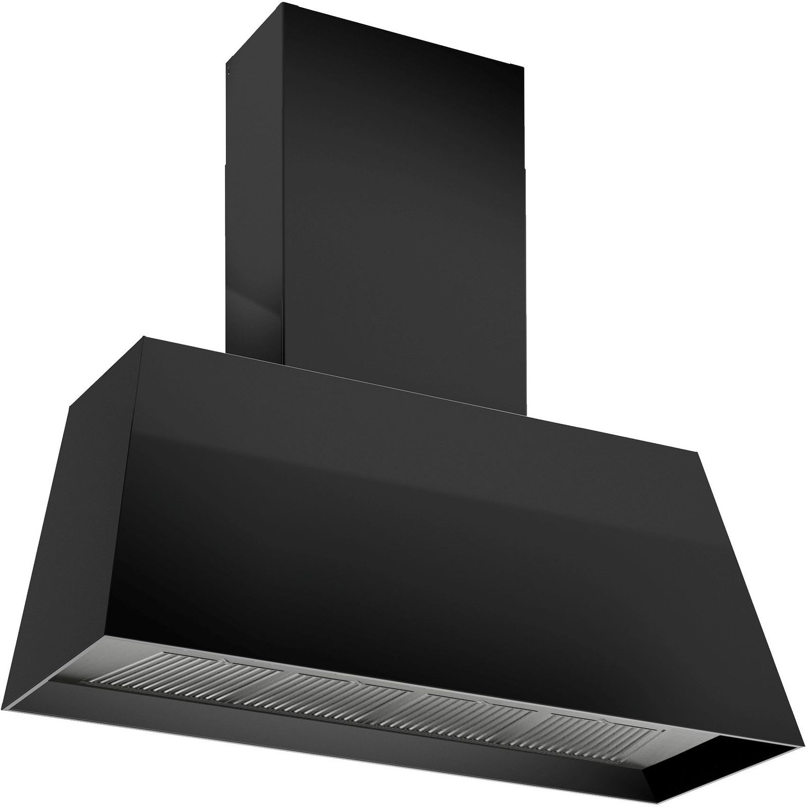 Bertazzoni Master Series 36" Matte Black Contemporary Canopy Hood