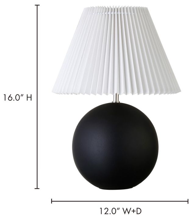 Moe's Home Collection Tuve Black Table Lamp-4