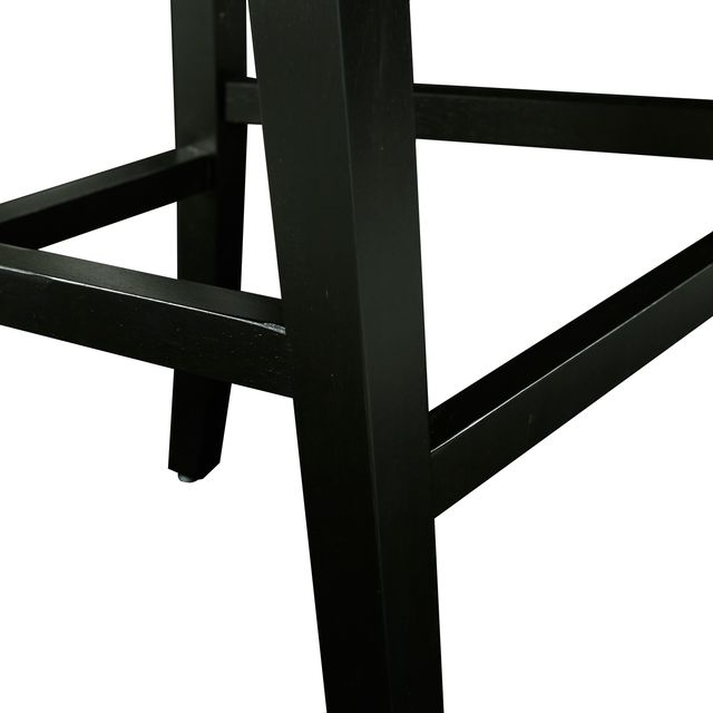 Linon Corey Dark Gray Washed Bar Stool-4