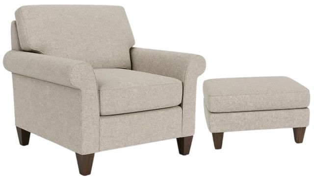 Flexsteel® Westside Silver Driftwood Ottoman-3