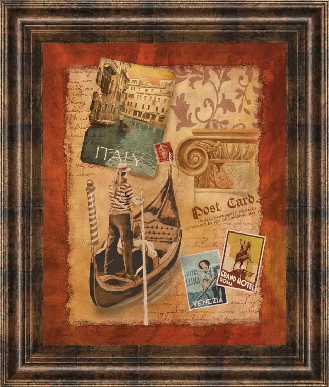 Classy Art Memories of Italy by Conrad Knutsen Wall Art-0