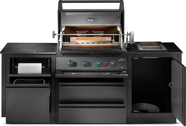Napoleon OASIS® 301 700 Series 32" Matte Black Built-In Natural Gas Outdoor Kitchen Kit-4