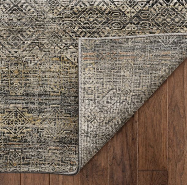 Dalyn™ Rug Company Vico VC8 Black 5'x8' Area Rug-3