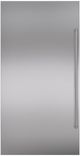 Sub-Zero® Classic 36" Stainless Steel Flush Inset Door Panel with Pro Handle-0