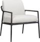 Uttermost® Thayer Oyster White Aluminum Indoor-Outdoor Upholstered Lounge Chair-0
