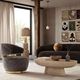 TOV Furniture New Zealand Brown Large Ball Throw Pillow-1