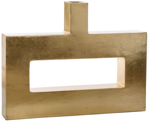 Harp & Finial® Pont Gold Leaf Short Vase-0