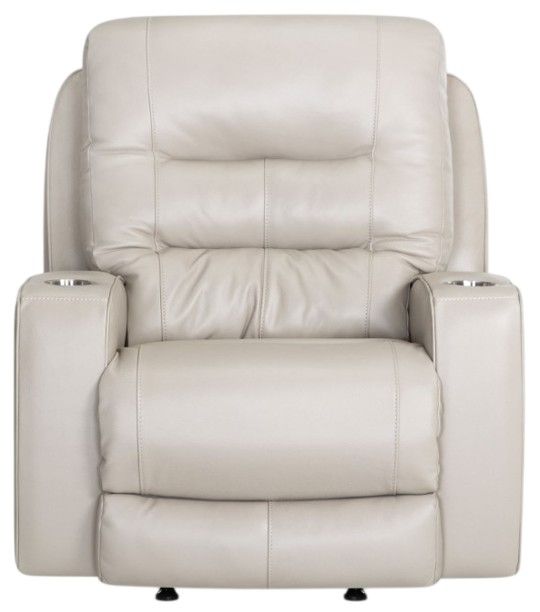 Franklin™ Aspen Holt Stone Leather Power Rocker Recliner-1