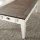 Steve Silver Co. Cayla Dark Oak Cocktail Table with White Base-4