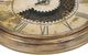 Horloge murale ronde surdimensionnée de 30 po avec chiffres romains sur arrière-plan ancien de Monarch Specialties Inc. - Or antique-1