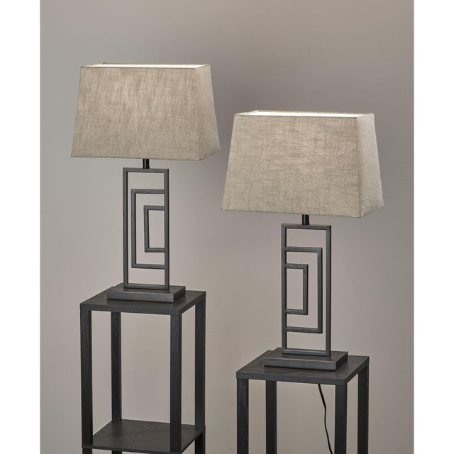 Adesso® Kyle Antique Bronze 2 Piece Table Lamp-2