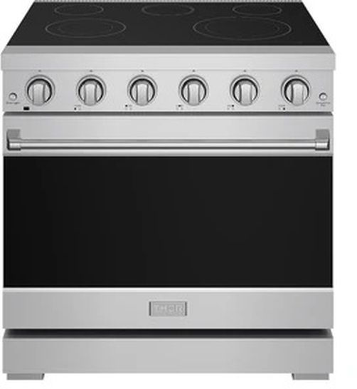Thor Kitchen® Gordon Ramsay 36" Stainless Steel Freestanding Pro Style Electric Range-0
