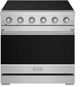 Thor Kitchen® Gordon Ramsay 36" Stainless Steel Freestanding Pro Style Electric Range-0