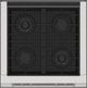 Fulgor Milano® Accento 400 Series 30" Stainless Steel Pro Style Gas Range-3