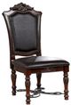 Furniture of America® Picardy 2-Piece Black/Brown Cherry Side Chair Set-0