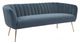 Zuo® Deco Gray & Gold Sofa -0