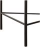 Elements International Timesch Natural Coffee Table with Black Base-3