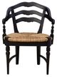 Furniture Classics Maverick Black/Brown Dining Arm Chair-1