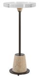 Uttermost® Arthur Clear Drink Table with Bronze Base-0