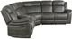 Homelegance® Centeroak 3-Piece Brownish Gray Manual Reclining Sectional-2