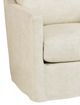 Four Seasons Customizable Miles Leather Slipcovered Swivel Glider -1