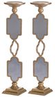A & B Home Cleo Gold Candle Holder-0