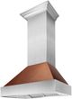 ZLINE 30" Hand Hammered Copper Outdoor Wall Mounted Range Hood -1