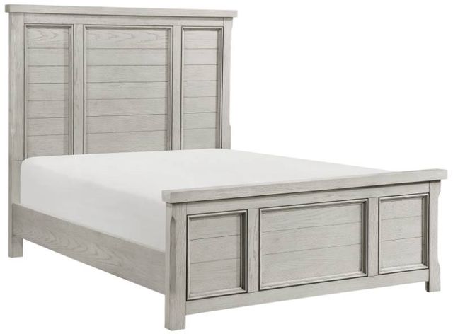 Homelegance® Providence Light Gray Eastern King Panel Bed-0