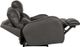 Catnapper® Angelo Gunmetal Leather Power Lay Flat Reclining Loveseat with Power Adjustable Headrest-4