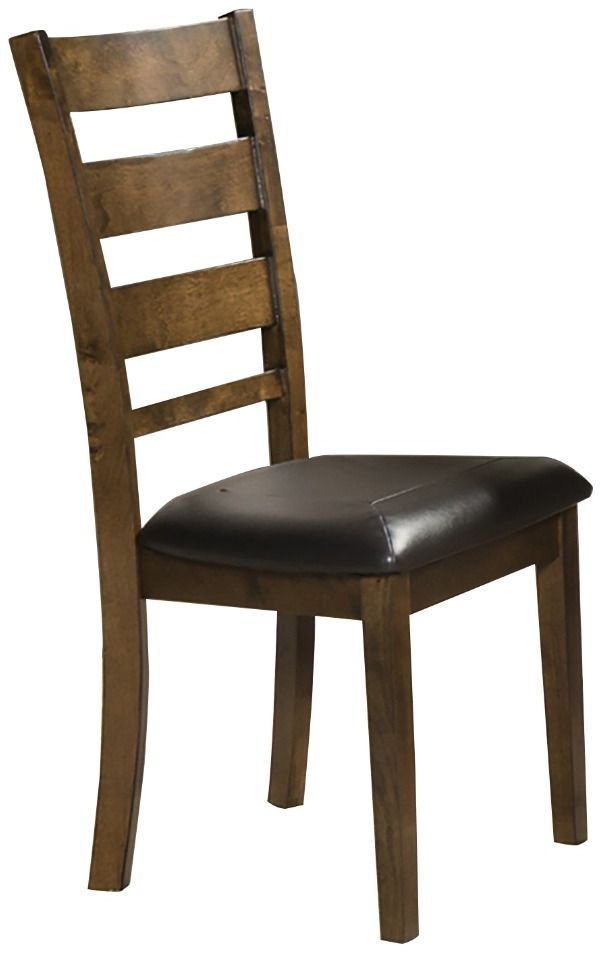 Mazin Furniture Sansa Black/Brown Side Dining Chair-0