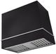 AGA Loge 36" Matte Black Wall Mounted Range Hood with Brushed Nickel Trim-0