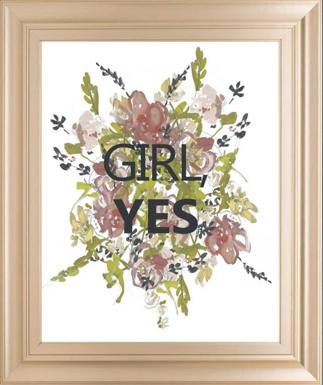 Classy Art Empower Flowers II by Jennifer Goldberger Wall Art-0