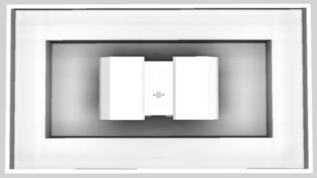 Vent-A-Hood® 54" White Contemporary Island Range Hood-3
